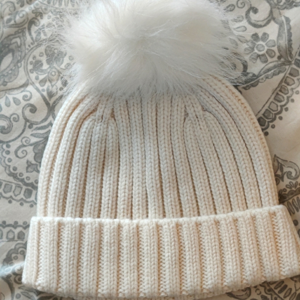J. Crew Pom Pom Knit Hat